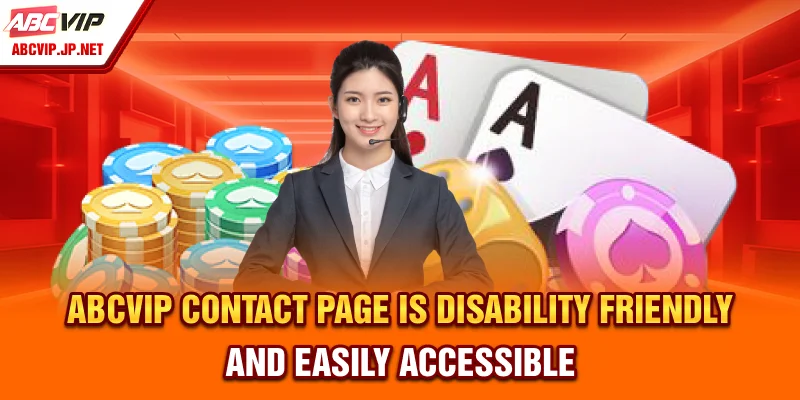 ABCVIP Contact Page Is Disability-Friendly and Easily Accessible